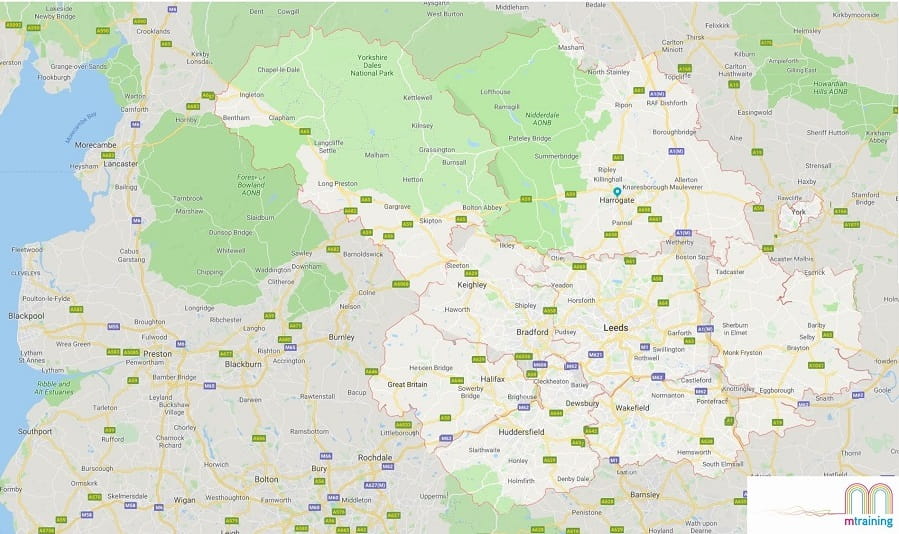 Yorkshire Funding Areas