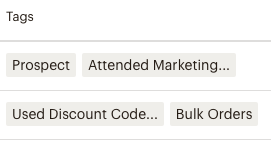 Mailchimp Tags Example