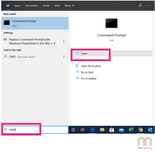 Using Command Prompt for finding your your IP for Google Analytics filters